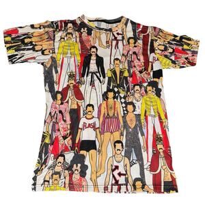 FREDDIE MERCURY All the Freddies Tee Size XXL / P2P 21.5” New without Tag